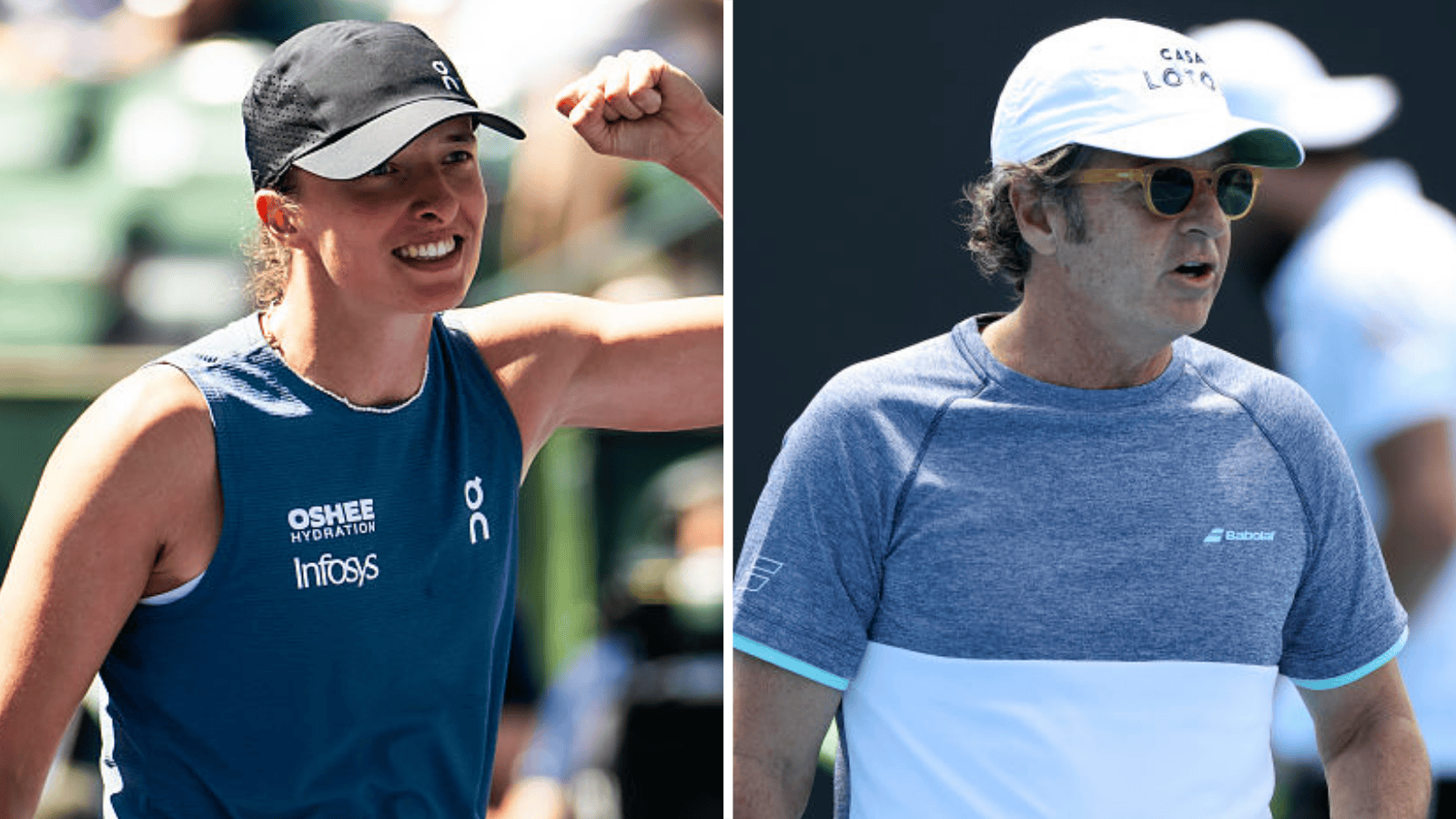 纳达尔亲自指导斯瓦泰克训练！并把团队功勋成员推荐给斯瓦泰克