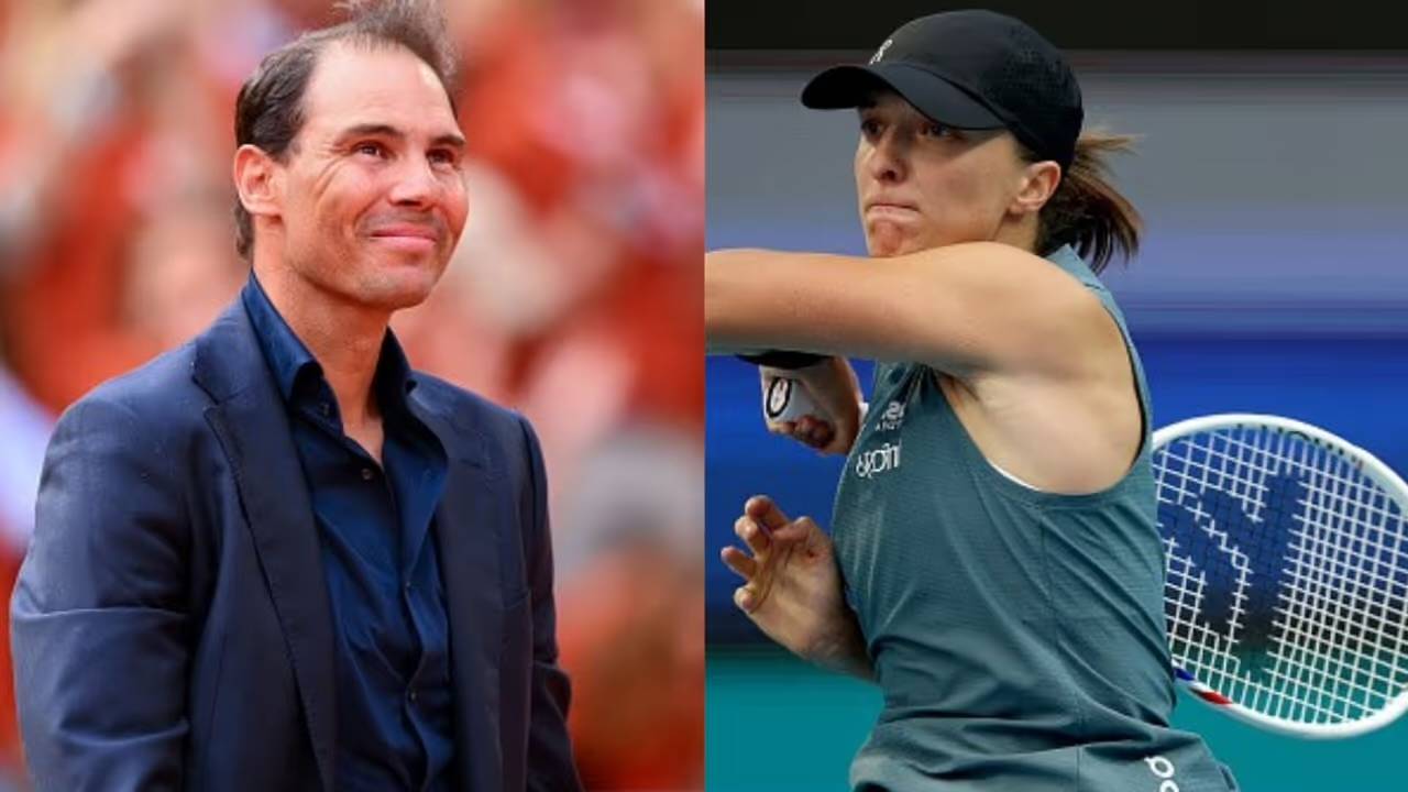 纳达尔亲自指导斯瓦泰克训练！并把团队功勋成员推荐给斯瓦泰克